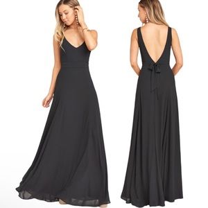 Show Me Your Mumu Black Jenn Maxi Dress